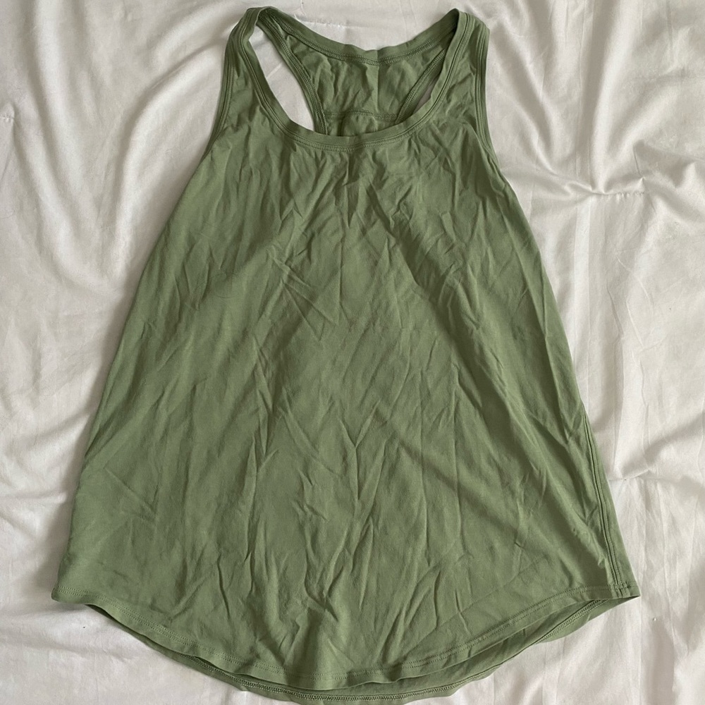 Love Tank - Size 8 - Soft Green
